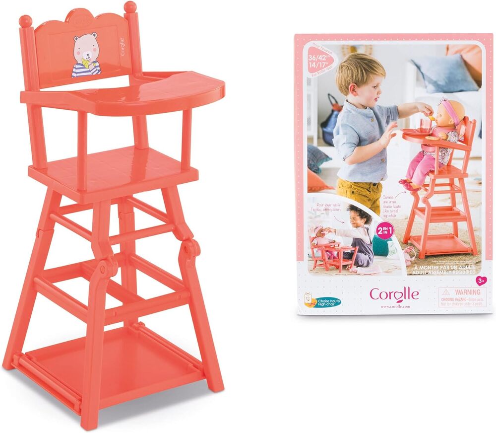 COROLLE HIGH CHAIR PINK