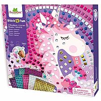 STICK N FUN MOSAIC UNICORNS LG