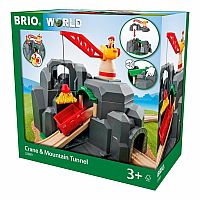 BRIO Crane & Mountain Tunnel