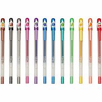 Yummy Scented Glitter Gel Pens - Set of 12