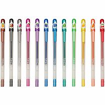 Yummy Scented Glitter Gel Pens - Set of 12