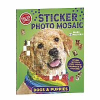 KLUTZ DOGS PUPPIES STICKER MOSAIC