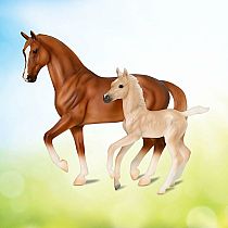 BREYER Power & Precision Horse & Foal Set 