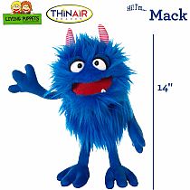 LIVING PUPPETS MACK BLUE MONTER
