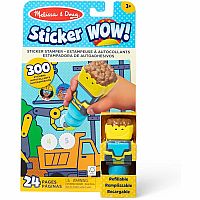 STICKER WOW BULLDOZER