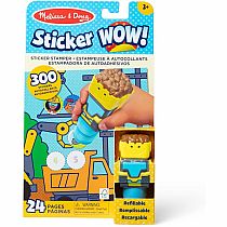 STICKER WOW BULLDOZER