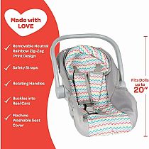 ZIG ZAG RAINBOW CAR SEAT CARRIER