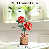 WOODEN PUZZLE RED CAMELIA