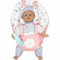 PINK BLOOMS BABY SNUGGLE CARRIAGE
