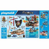 PM PIRATE RAFT WITH TREASURE