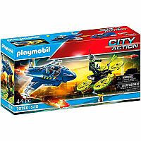 PM POLICE JET W DRONE