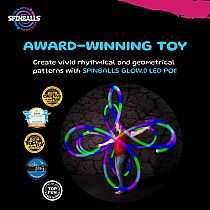 LED Poi - Spin-lightS (Pair) with Tail Covers