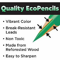 10CT METALIC ECO PENCILS