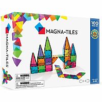 Magna-Tiles® Clear Colors 100 Piece Set