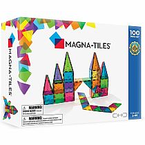 Magna-Tiles® Clear Colors 100 Piece Set