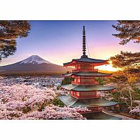 MT FUJI CHERRY BLOSSOM 1000 PC