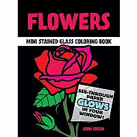 Little Flowers Stained Glass Coloring Book