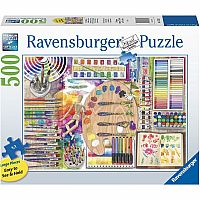 ARTISTS PALETTE 500PC LRG FRMT