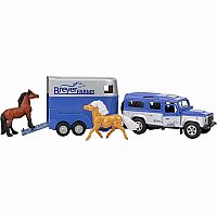 BREYER LAND ROVER & TRAILER