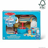 MAKE-A-CAKE WOODEN MIXER SET