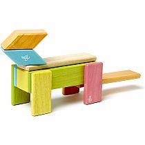 Tegu Tints Magnetic Wooden Blocks 14 Piece Set