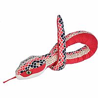SNAKE 54" RED SCALES