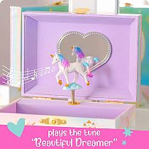 UNICORN RBW JEWELRY BOX 2 DR