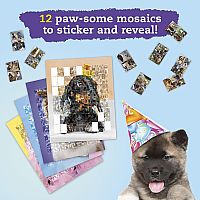 KLUTZ DOGS PUPPIES STICKER MOSAIC