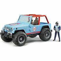 Bruder Jeep Cross Country Racer w/ Driver - Blue