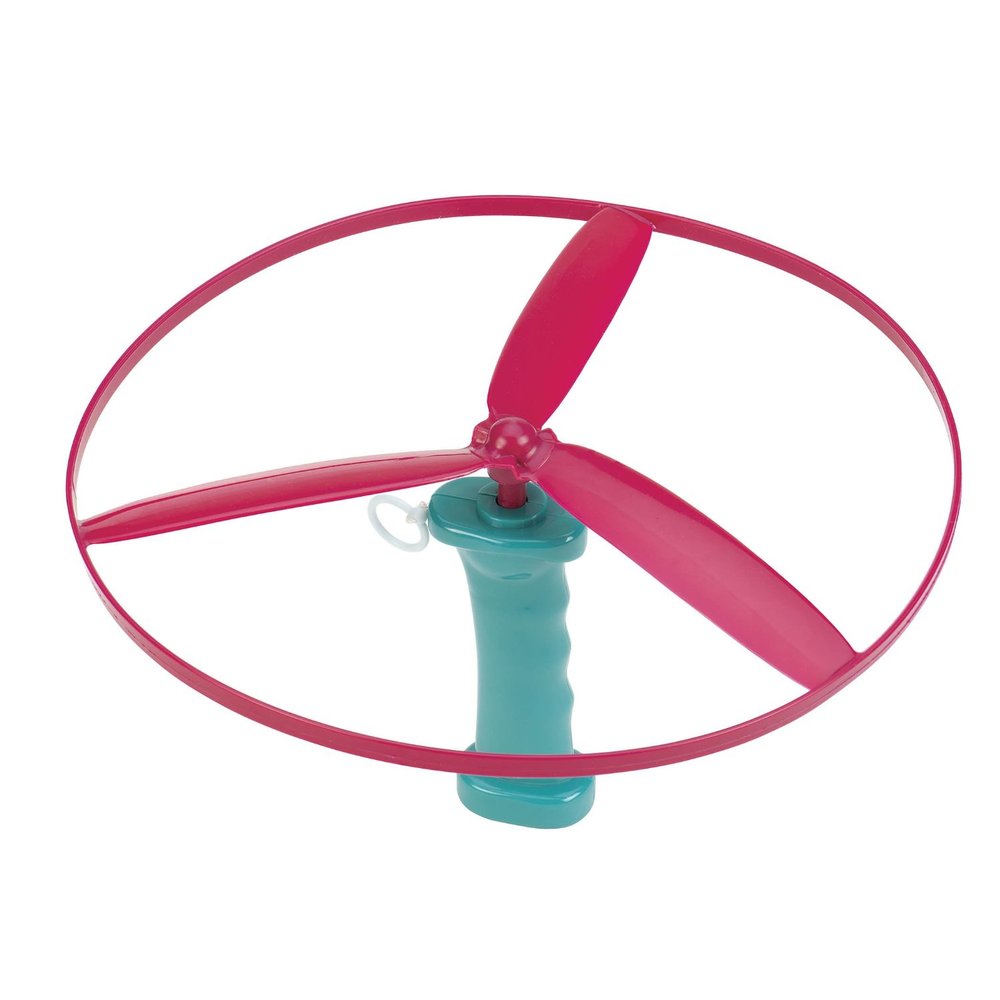 2 Sets Skyrocopter – Frisbee Volant Hélicoptère Avec Lanceur à Main, Jouet D’extérieur Pour Enfant, Disque Souple Et Léger, Cadeau Anniversaire Filles Et Garçons