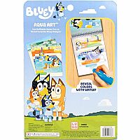 BLUEY AQUA ART