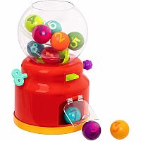 NUMBER COLORS GUMBALL MACHINE