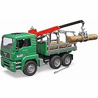 Bruder Timber Truck with Loading Crane