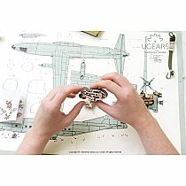 Ugears U-Fidgets Aircrafts (4 Pcs)