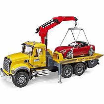 BRUDER MACK TOW TRUCK W ROADST