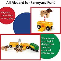 BRIO Farm Railway Set