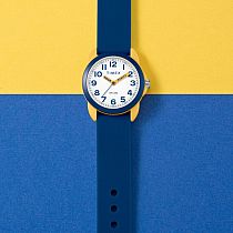 TIMEX WATCH TIME TEACHER BLUE