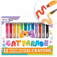 Cat Parade Watercolor Gel Crayons