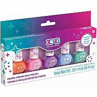 PASTEL DREAMS NAIL POLISH 5 PK