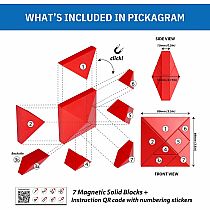 PICKAGRAM 3D ART TANAGRAM MAGN