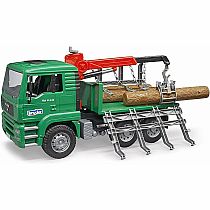 Bruder Timber Truck with Loading Crane