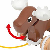 BRIO PULL ALONG MOOSE