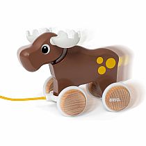 BRIO PULL ALONG MOOSE
