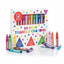 DO-A-DOT 24 JUMBO TRIANGLE CRAYONS