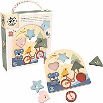 WOOD COLORS AND SHAPES PUZZLE
