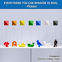 PICKAGRAM 3D ART TANAGRAM MAGN
