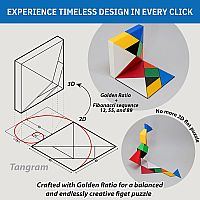 PICKAGRAM 3D ART TANAGRAM MAGN