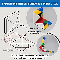 PICKAGRAM 3D ART TANAGRAM MAGN