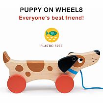 PUPPY ON WHEELS