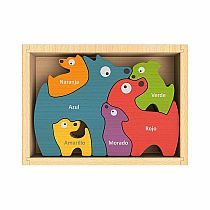 DOG FAMILY PUZZLE W CURRICULUM